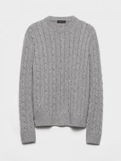 Prada Sweater Men In Gray