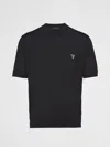 Prada Wool Sweater In Black
