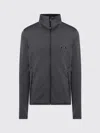 Prada Technical-fabric Zip-up Sweatshirt In Gray