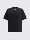 Prada Triangle Logo Oversized T-shirt In Multi