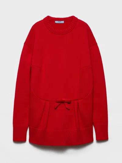 Prada Sweater Woman In Red