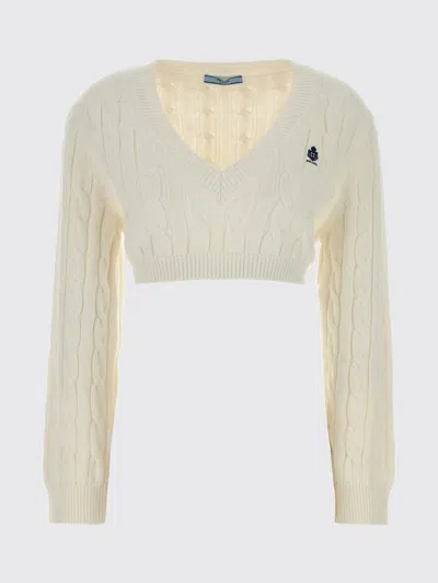 Prada Sweater Woman In White