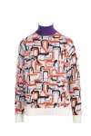 Prada Cashmere And Wool Turtleneck Sweater In Multi