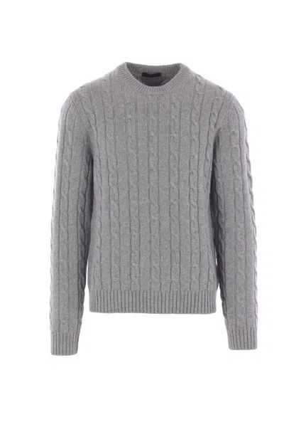 Prada Sweaters In Gray