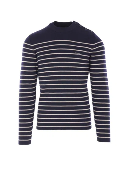 Prada Sweaters In Blue