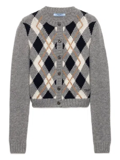 Prada Sweaters In Gray