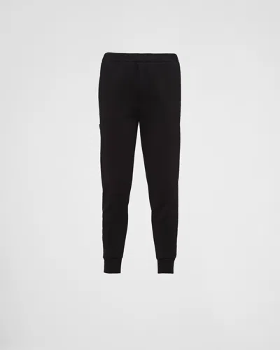 PRADA JOGGINGHOSE MIT DETAILS AUS RE-NYLON