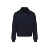 Prada Tech Fabric Sweatshirt With Raglan Sleeves