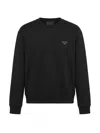 Prada Logo Zip Jacket In Black