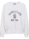 Prada Printed Sweatshirt In White