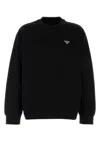 Prada Black Wool Sweater With Logo