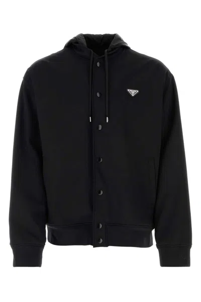 Prada Sweatshirts In Black