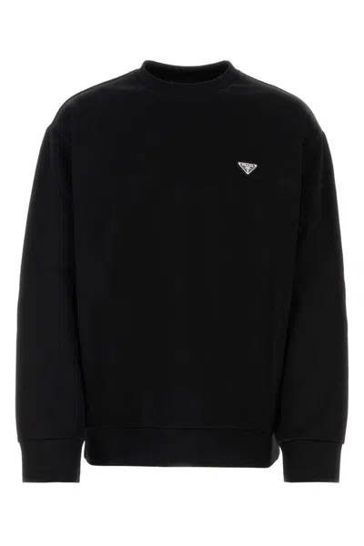 Prada Sweatshirts In Black