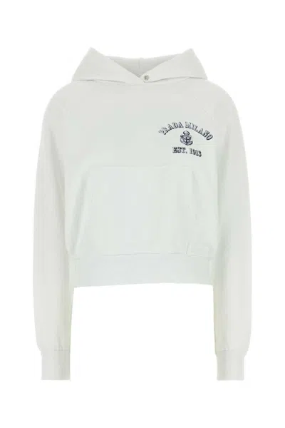 Prada Sweatshirts In White