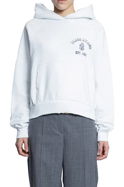 Prada Sweatshirts In White