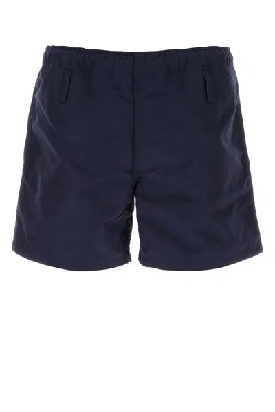 Prada Navy Blue Nylon Swimming Shorts