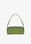 Prada Borsa A Spalla In Pelle Verde Donna