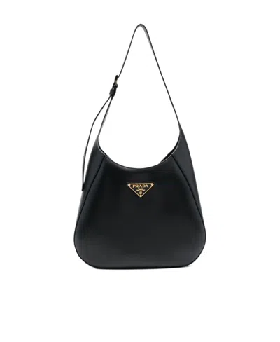 PRADA SYMBOL LOGO SHOULDER BAG