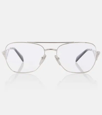 PRADA SYMBOLE AVIATOR SUNGLASSES