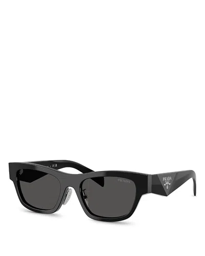 Prada Symbole Butterfly Sunglasses, 53mm In Black