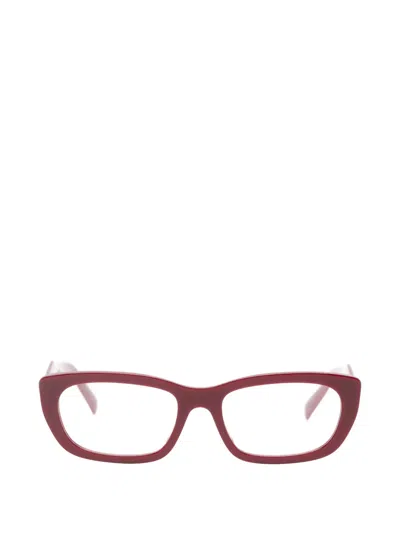 Prada Symbole Cat-eye Glasses In Pink