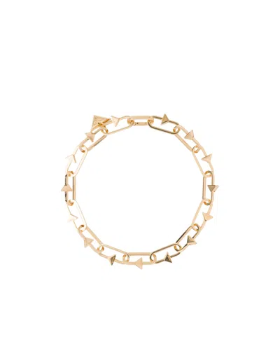 Prada Symbole Chain-link Necklace In F0056 Oro