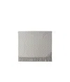 Prada Symbole Scarf In Gray/white