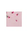 Prada Crepe De Chine Jacquard Scarf In Pink