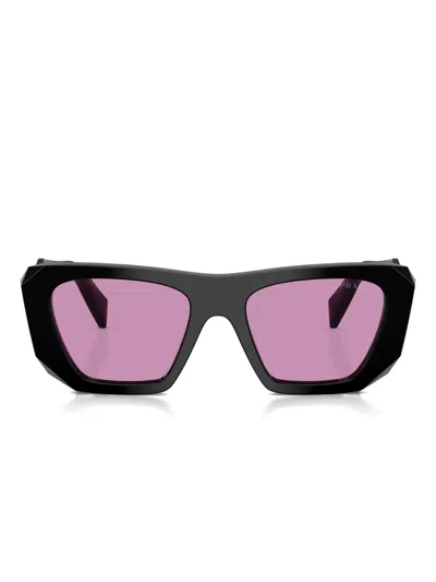 PRADA SYMBOLE GEOMETRIC-FRAME SUNGLASSES