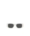 Prada Pr 17wsf 1425s0 Rectangle Sunglasses In Black