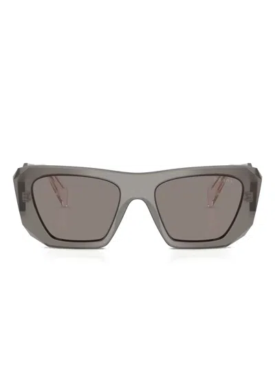 PRADA SYMBOLE GEOMETRIC-FRAME SUNGLASSES