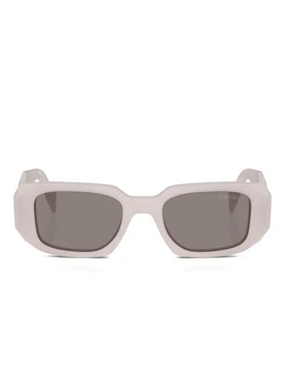 Prada Eyewear Rectangular Frame Sunglasses In Neutral