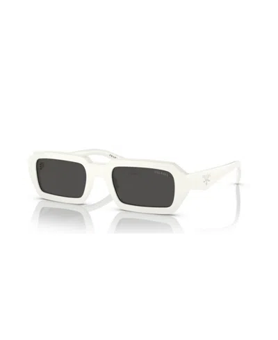 Prada Symbole Geometric Women's Sunglasses, Pr A12s In White
