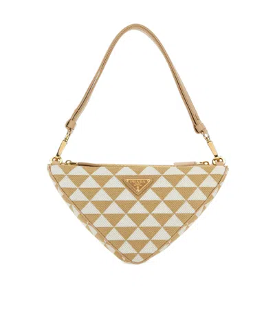 PRADA SYMBOLE LOGO SHOULDER BAG