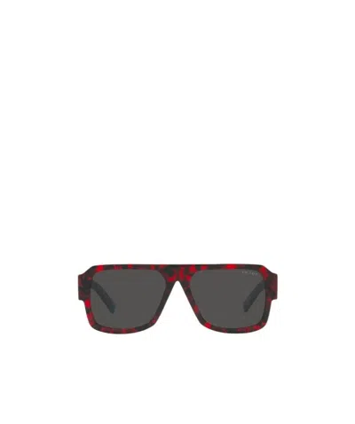 Prada Symbole Logo Sunglasses In Black