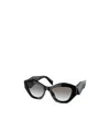 Prada Eyewear Cat-eye Frame Sunglasses In Black