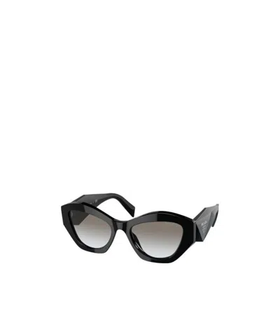 Prada Symbole Logo Sunglasses In Black