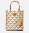 Prada Symbole Tote In Corda+talco