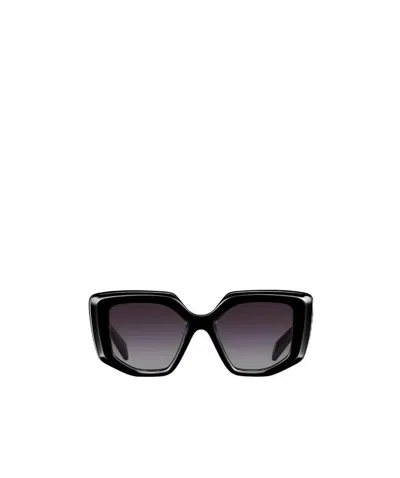 Prada Symbole Sunglasses In Gradient Grafite Lenses