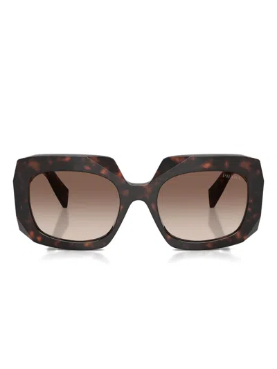 PRADA SYMBOLE OVERSIZED-FRAME SUNGLASSES
