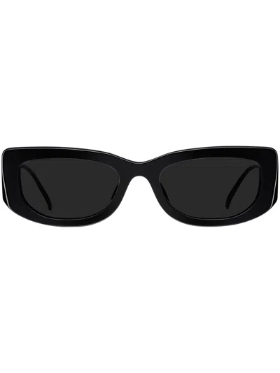 Prada Eyewear Spr14yc053e1ab Rectangular Sunglasses In Black