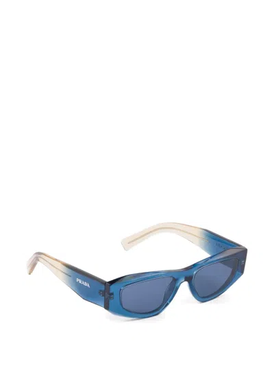 PRADA SYMBOLE RECTANGLE-FRAME SUNGLASSES