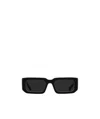 Prada Symbole Rectangle-frame Sunglasses In Green