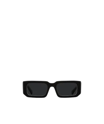 Prada Symbole Rectangle-frame Sunglasses In Green