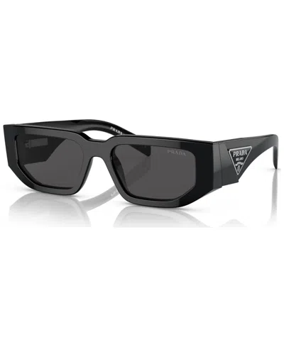 PRADA SYMBOLE RECTANGULAR MEN'S SUNGLASSES, PR 09ZSF