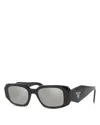 Prada Symbole Rectangular Sunglasses, 49mm