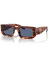 Prada Symbole Rectangular Unisex Sunglasses, Pr 6ys In Multi