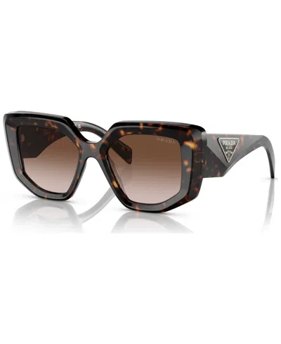 Prada Symbole Rectuangular Women's Sunglasses, Pr 14zs