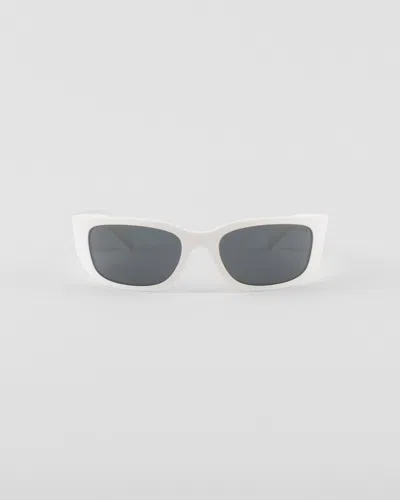 Prada Symbole Sunglasses In Slate Gray Lenses