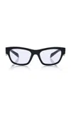 Prada Symbole Square-frame Acetate Sunglasses In Black